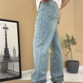 AÇIK MAVİ YIKAMALI REGULAR FİT JEAN