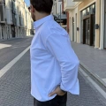 BEYAZ GABARDİN CROP GÖMLEK
