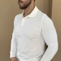 BEYAZ POLO YAKA TRİKO