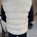 BEYAZ SUNİ DERİ ŞİŞME YELEK