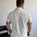 EKRU KARARLI POLO YAKA TİŞÖRT
