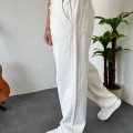Extra Baggy Pantolon Ekru