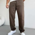KAHVERENGİ BAGGY KALIP GABARDİN PANTOLON