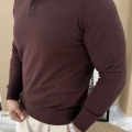 KAHVERENGİ POLO YAKA TRİKO