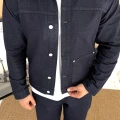 Lacivert Denim Kot Takım