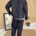 Lacivert Denim Kot Takım