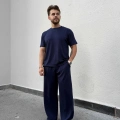 LACİVERT OYSH KUMAŞ TAKIM