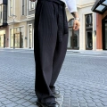 SİYAH KORE KALIP FİTİLLİ BALON BAGGY PANTOLON