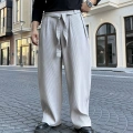 TAŞ GRİ KORE KALIP FİTİLLİ BALON BAGGY PANTOLON