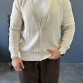 TAŞ GRİ V YAKA TRİKO HIRKA
