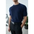 LACİVERT REGLAN KOL PAMUK KUMAŞ TRİKO