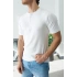 BEYAZ 4 DÜĞME HANLEY YAKA TİŞÖRT