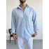 BEBE MAVİ ÇİZGİLİ MODAL GÖMLEK