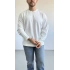 BEYAZ BİSİKLET YAKA OVERSİZE SWEAT
