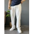 BEYAZ ÇİMA DETAYLI BAGGY KALIP EŞOFMAN