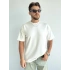 BEYAZ OYSH KUMAŞ OVERSİZE KALIP TİŞÖRT