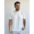 BEYAZ TENCEL MODAL KUMAŞ RELAXFİT TŞÖRT