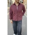 BORDO GABARDİN CROP GÖMLEK