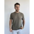 HAKİ YEŞİL TENCEL MODAL KUMAŞ RELAXFİT TŞÖRT