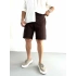 KAHVE MODAL KUMAŞ ŞORT