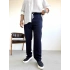 LACİVERT BEL LASTİKLİ PANTOLON