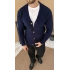 LACİVERT DÜĞMELİ TRİKO HIRKA