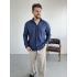 Lacivert Kışlık Modal Kumaş Gömlek