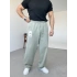 Mint Yeşili Extra Baggy Gabardin Pantolon