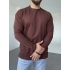 Pis Kesim Sweat ACI KAHVERENGİ SWEAT