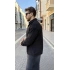 SİYAH GABARDİN CROP GÖMLEK