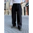 SİYAH KORE KALIP FİTİLLİ BALON BAGGY PANTOLON