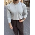 TAŞ GRİ HENLEY YAKA REGULER FİT KALIP SWEAT