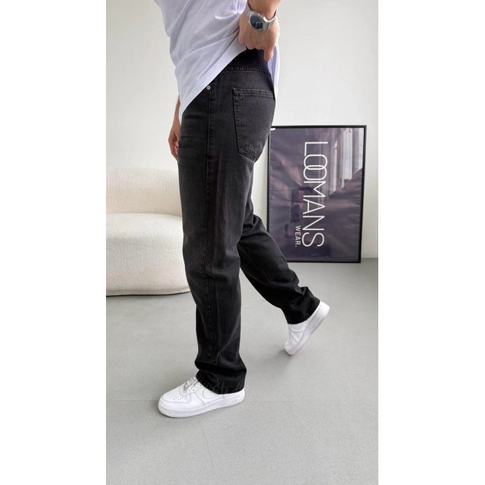 BAGGY KALIP TAŞ YIKAMA DENİM KOT