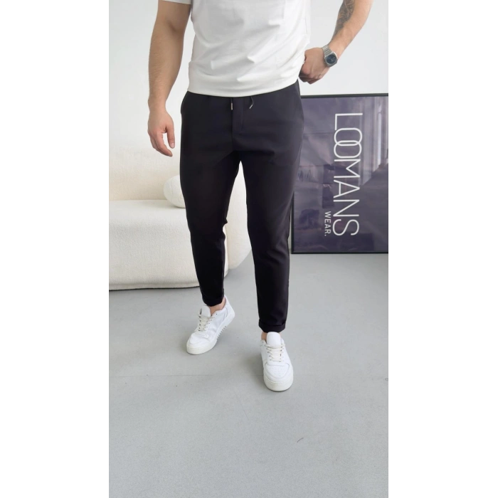 SİYAH DUBLE PAÇA JOGGER