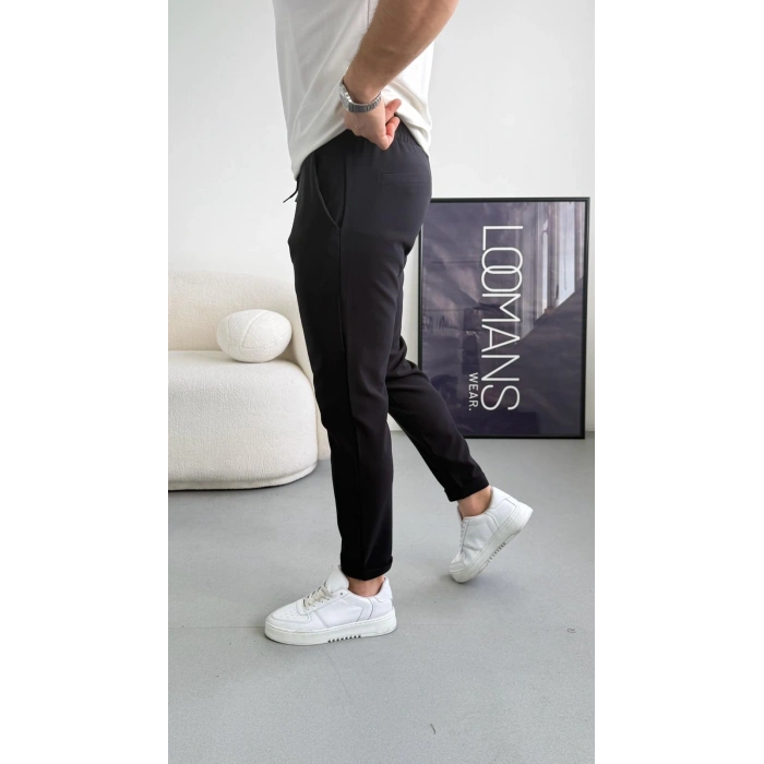 SİYAH DUBLE PAÇA JOGGER