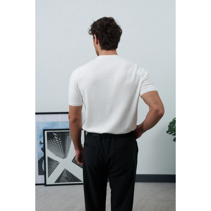 HANLEY YAKA TRİKO BEYAZ