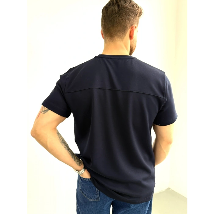 LACİVERT OYSH İTHAL KUMAŞ TİŞÖRT