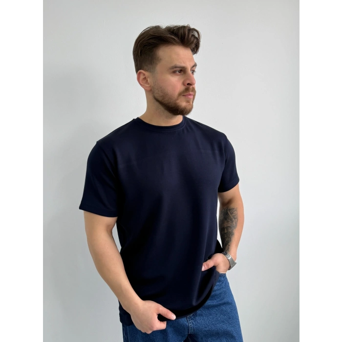 LACİVERT OYSH İTHAL KUMAŞ TİŞÖRT