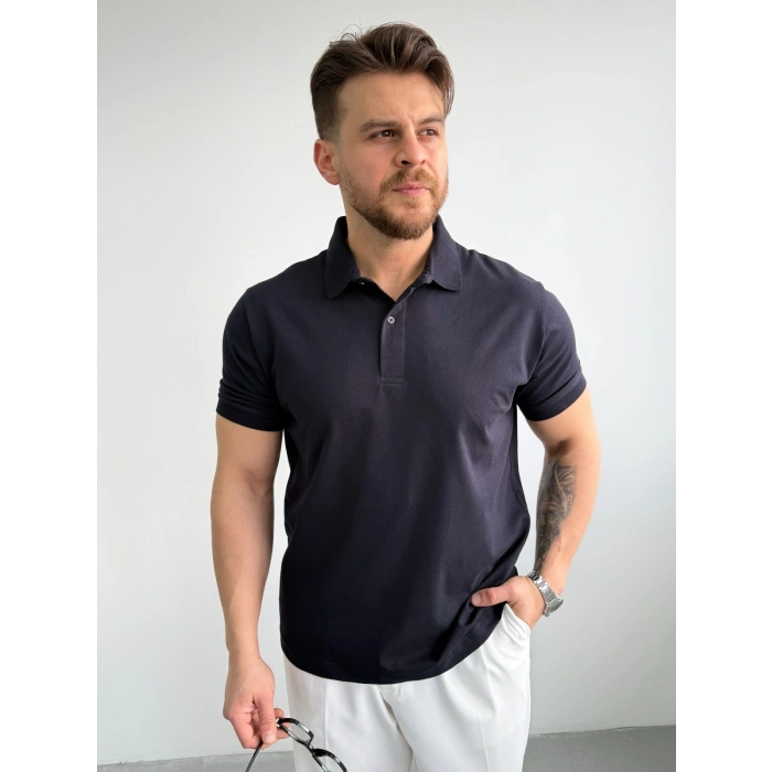 LACİVERT PREMİUM POLO YAKA TİŞÖRT