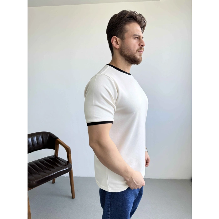 EKRU RİNGER RETRO TİŞÖRT