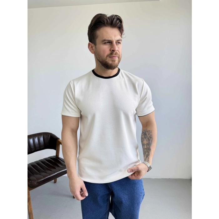 EKRU RİNGER RETRO TİŞÖRT