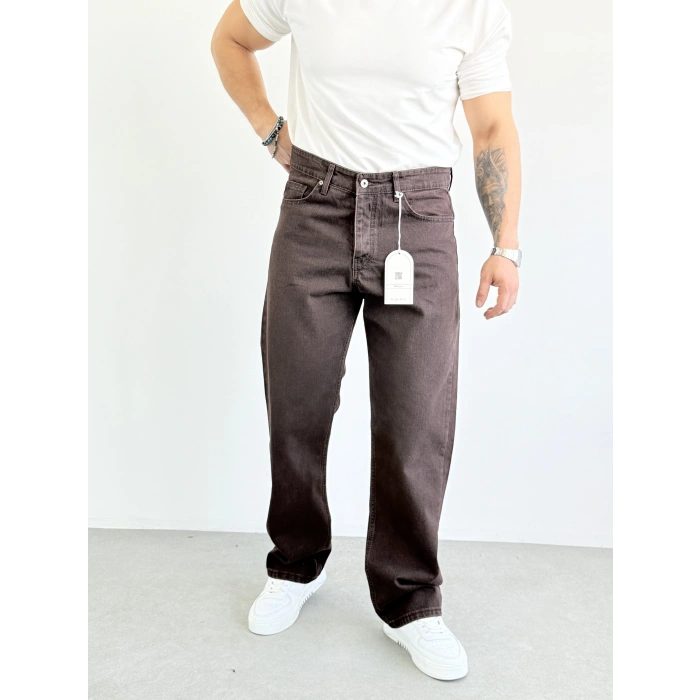Baggy Kot Pantolon Kahverengi