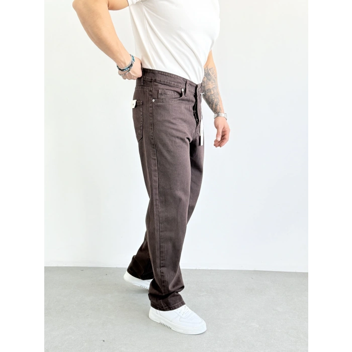 Baggy Kot Pantolon Kahverengi