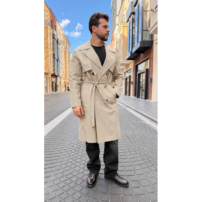 BEJ KLASİK TRENÇKOT