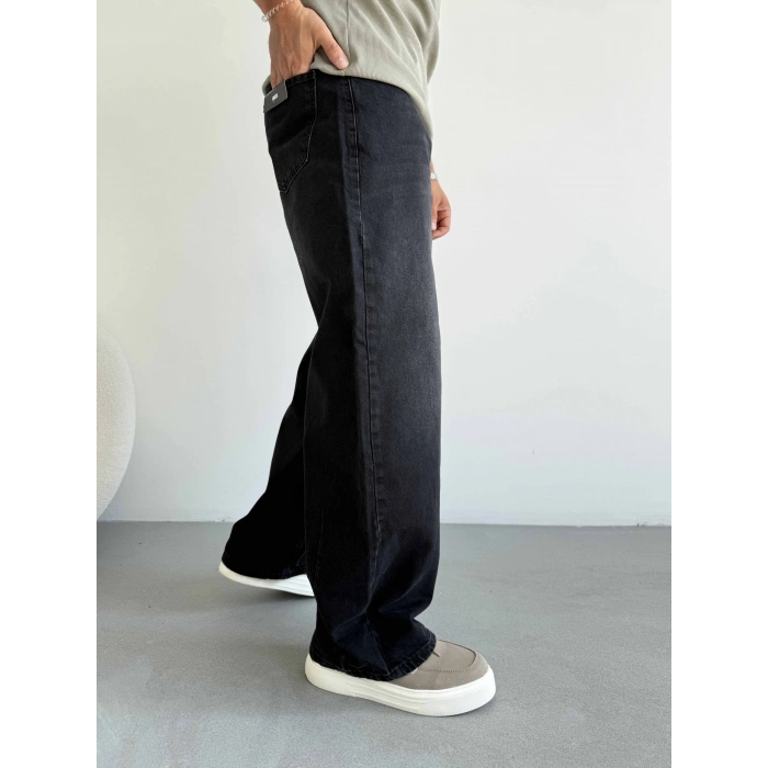 ANTRASİT EXTRA BAGGY KALIP KOT PANTOLON