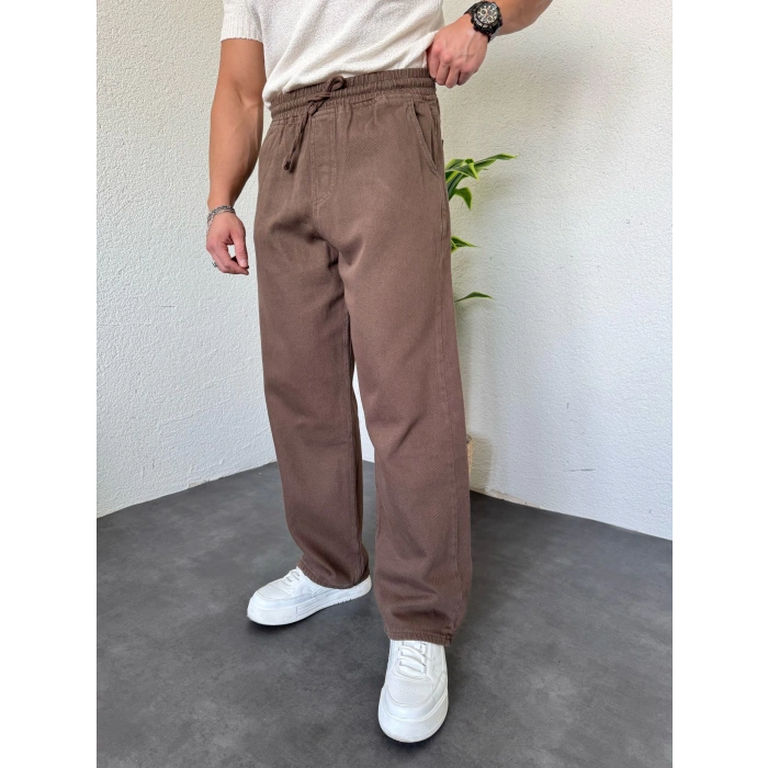 Extra Baggy Pantolon Acı Kahve