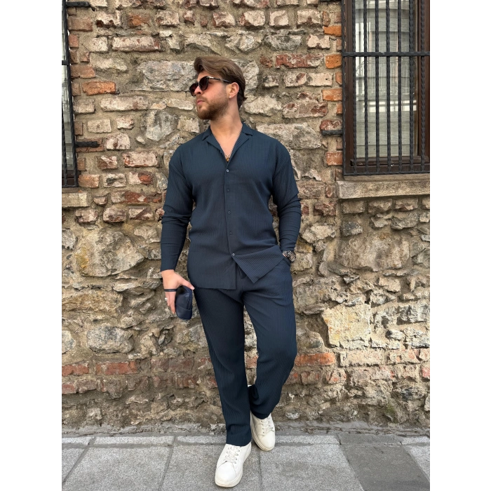 Fitilli Takım İndigo