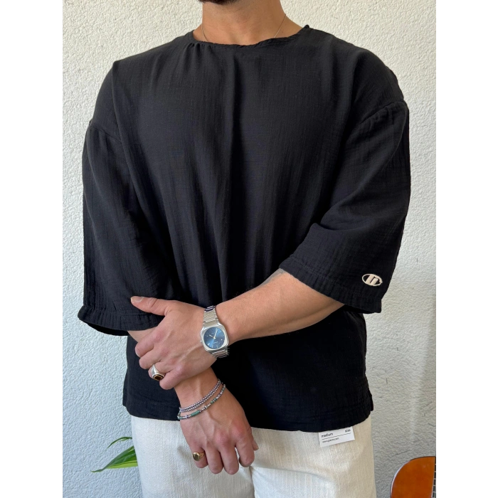 Giesto Gg Fakir Kol Gömlek Siyah