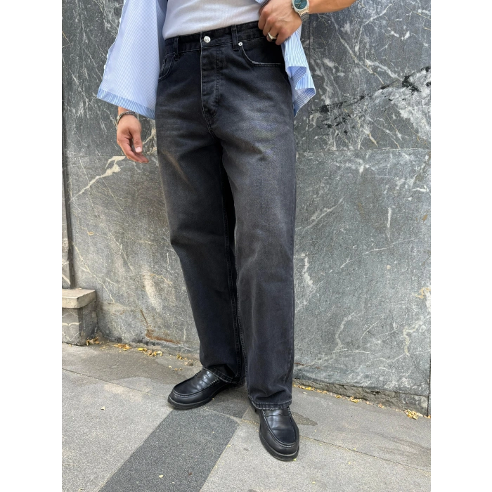 Giesto Regular Baggy Kalıp Yıkamalı Kot Pantolon