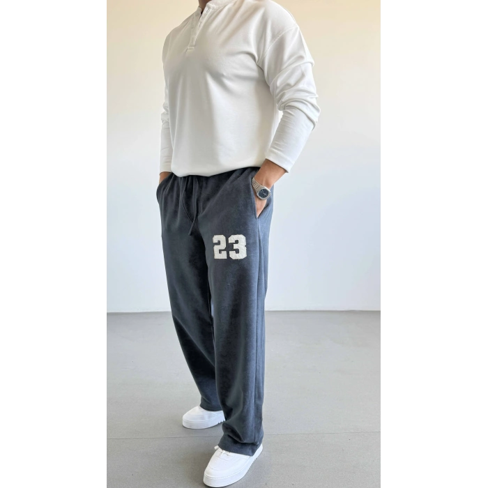 GRİ OYSH ASİT YIKAMA BAGGY EŞOFMAN